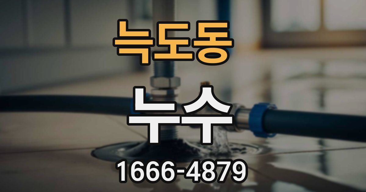 늑도동 누수
