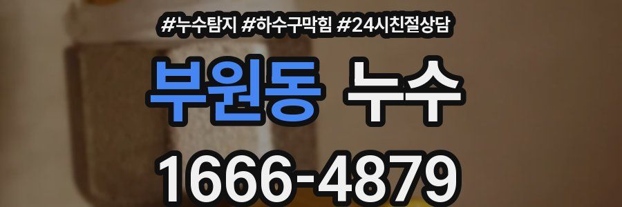 부원동 누수