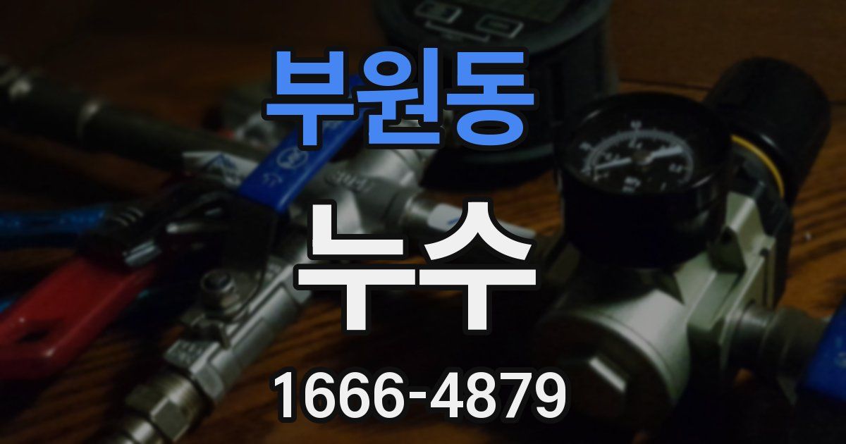 부원동 누수