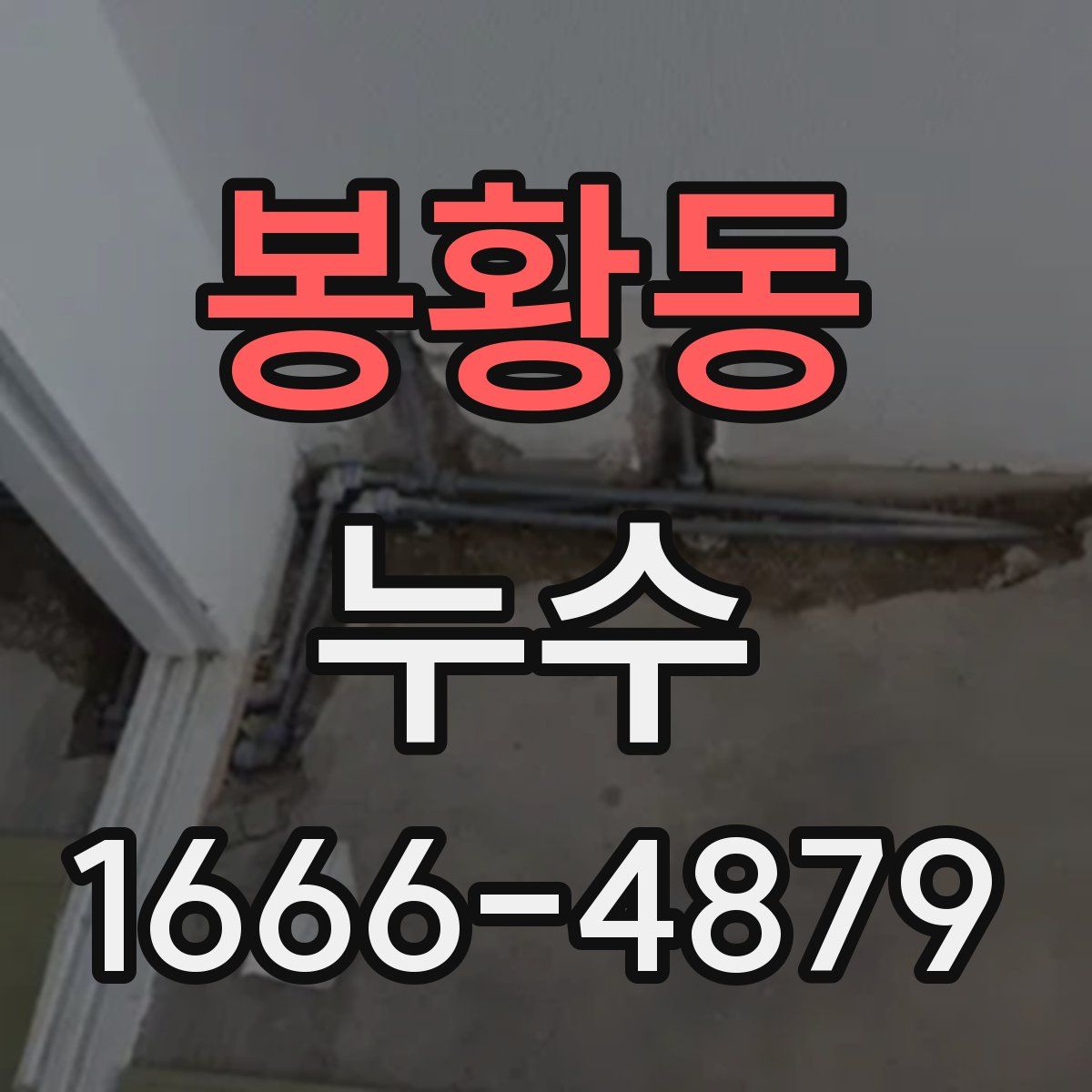봉황동 누수