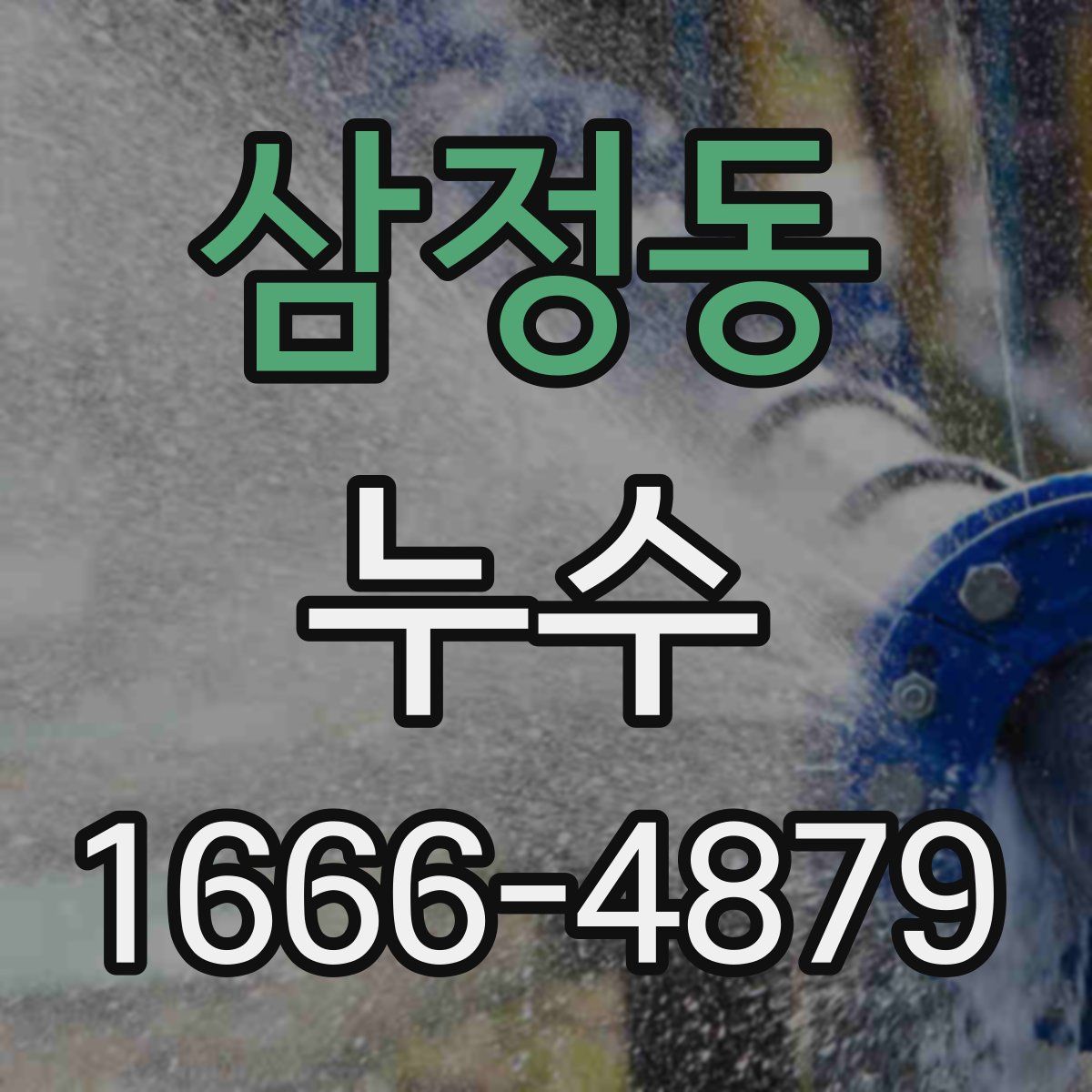 삼정동 누수