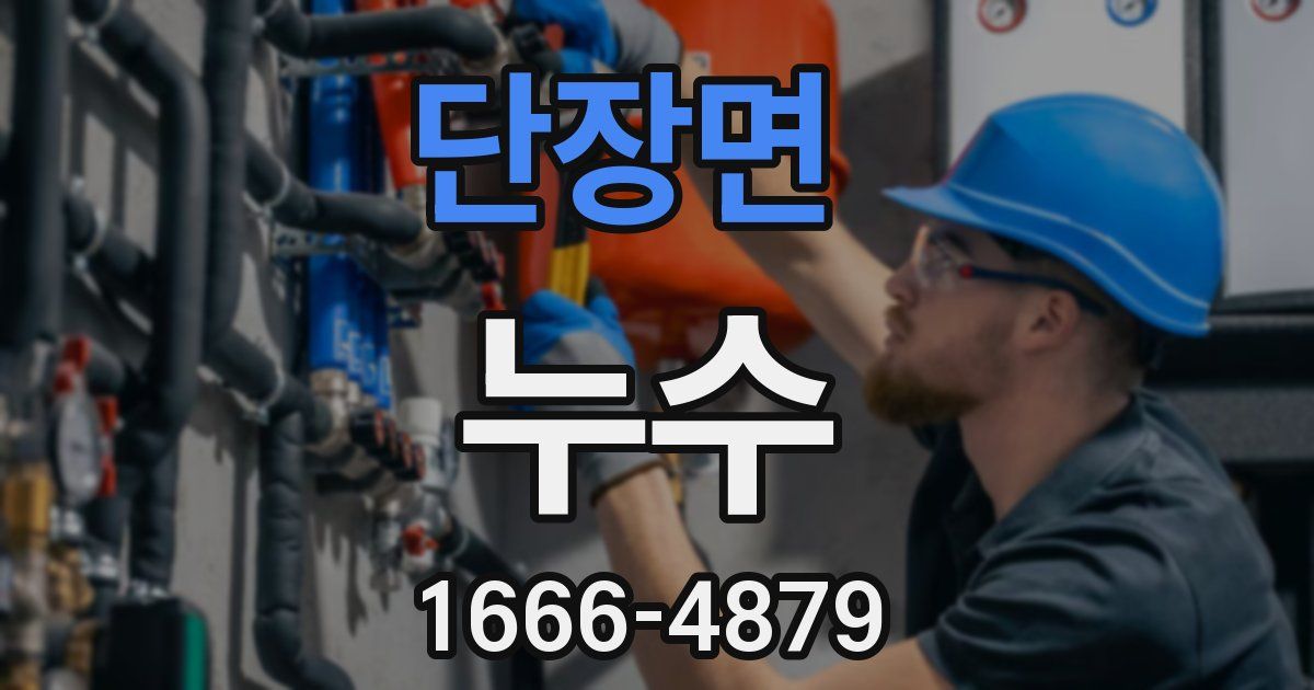 단장면 누수