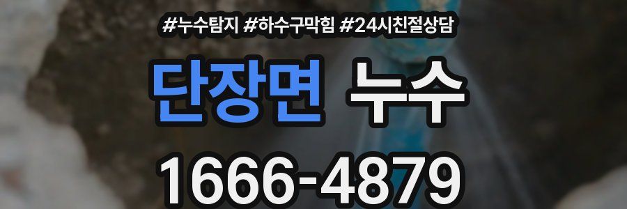 단장면 누수