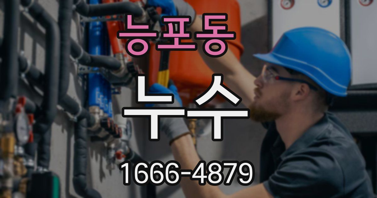 능포동 누수