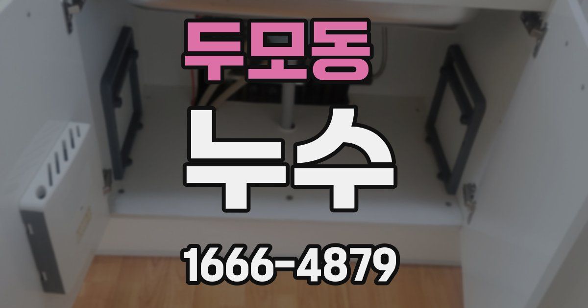두모동 누수