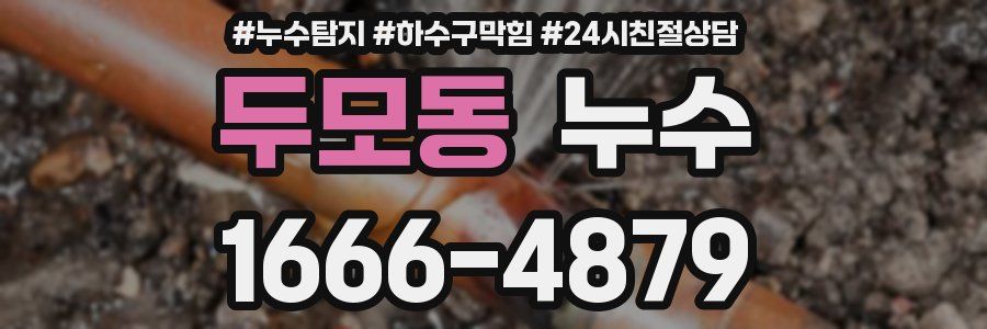 두모동 누수