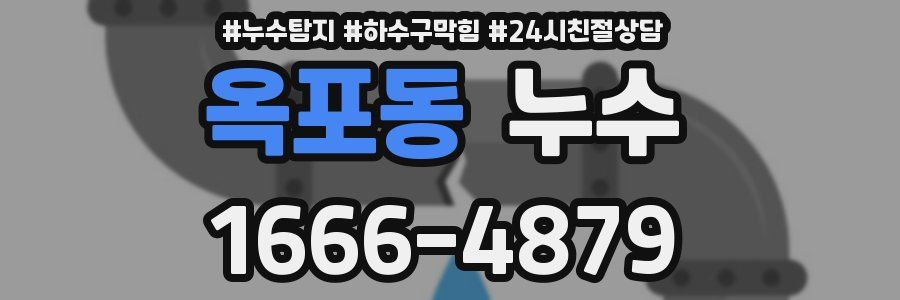 옥포동 누수