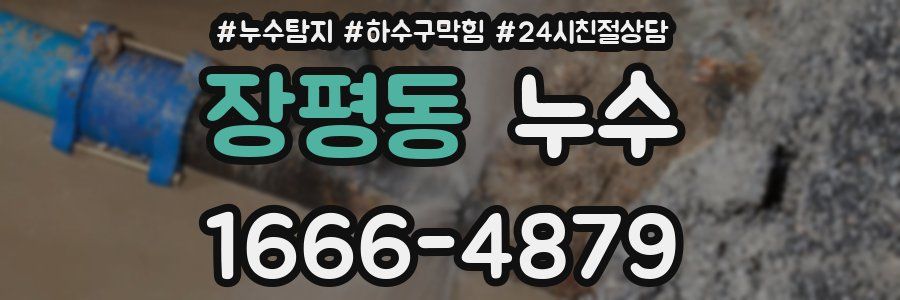 장평동 누수