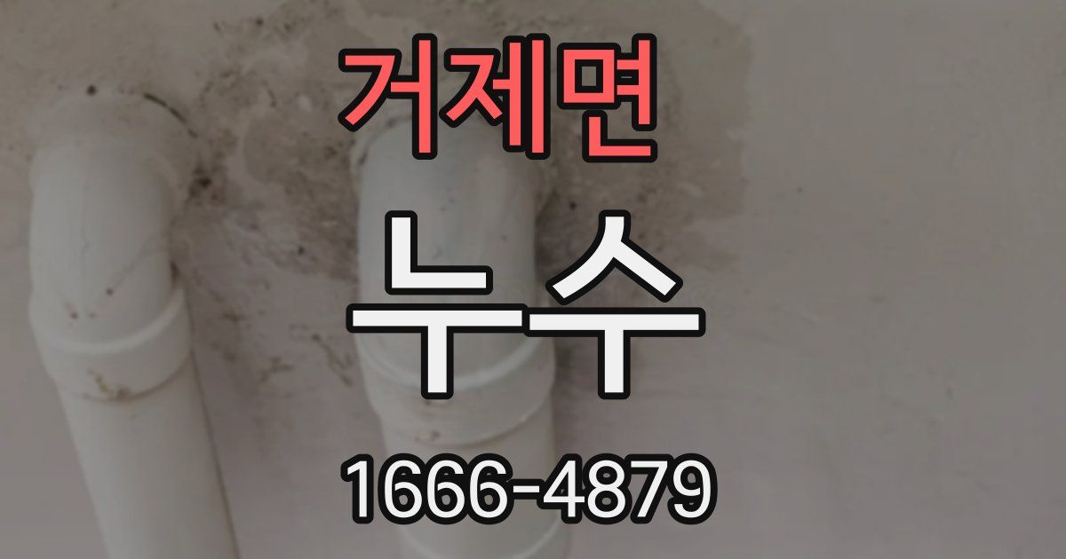 거제면 누수