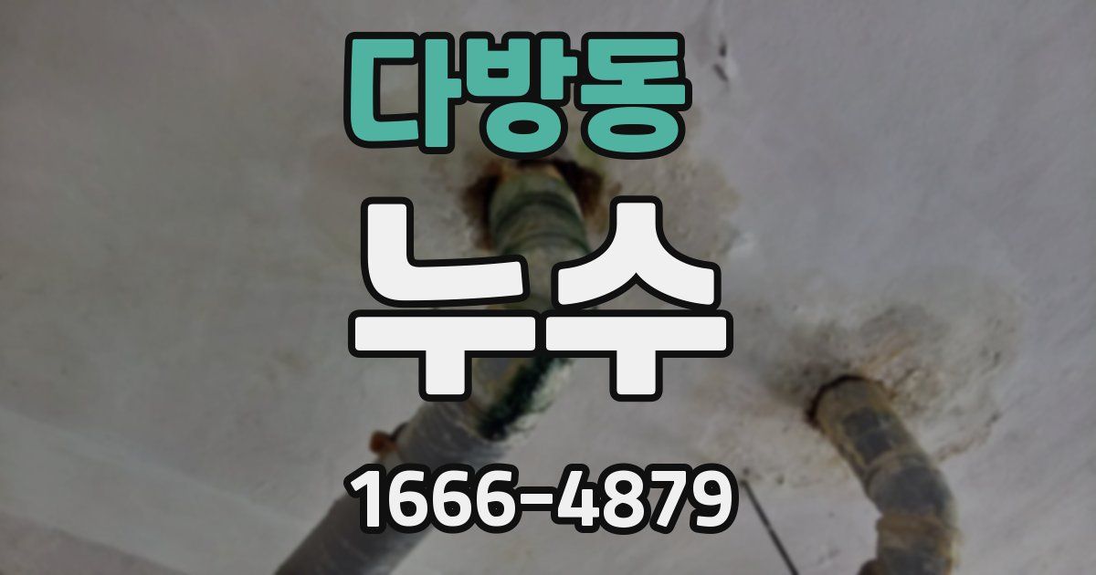 다방동 누수