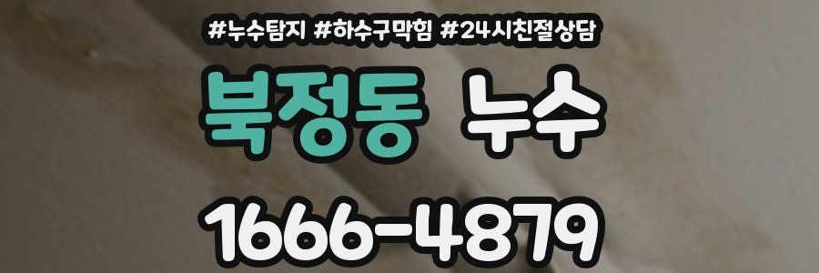 북정동 누수