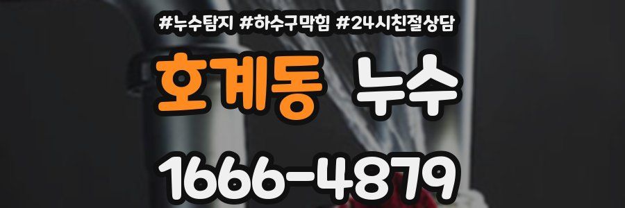 호계동 누수