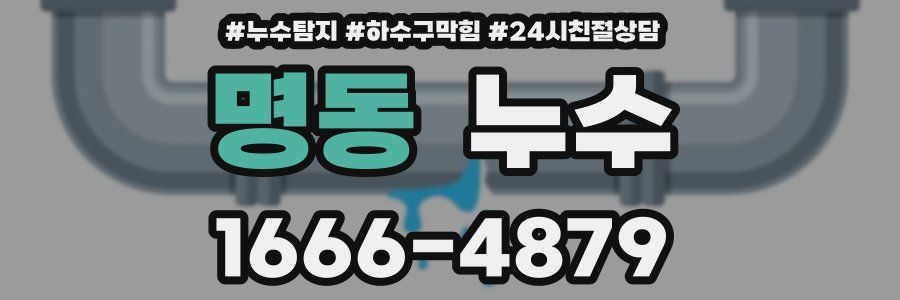 명동 누수