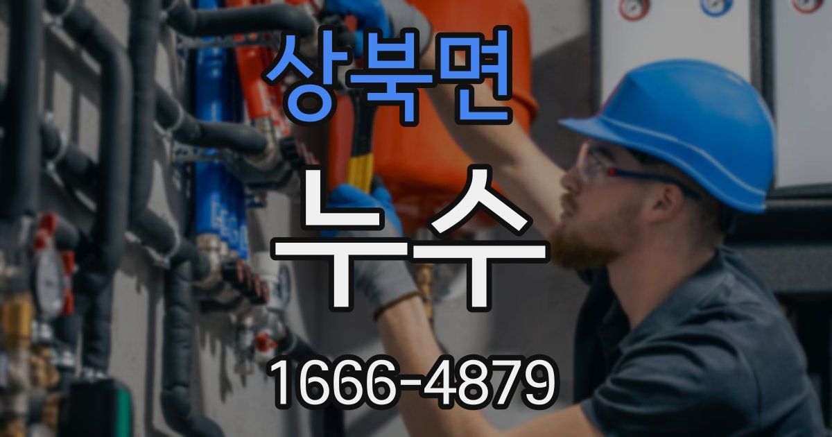 상북면 누수