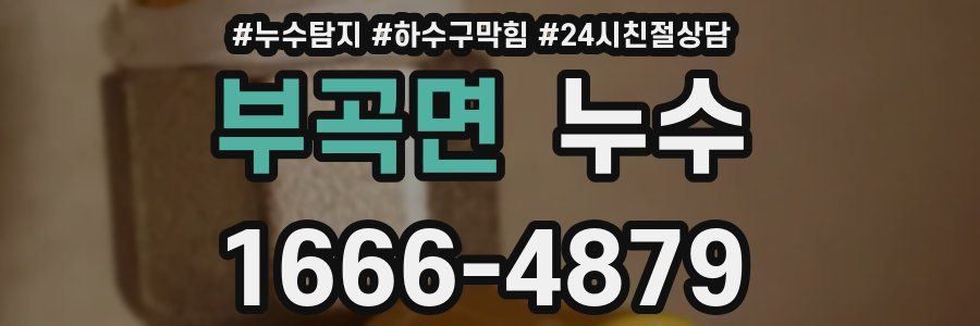 부곡면 누수