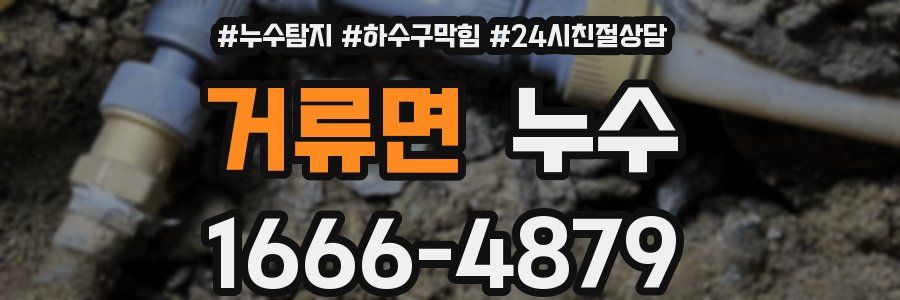 거류면 누수