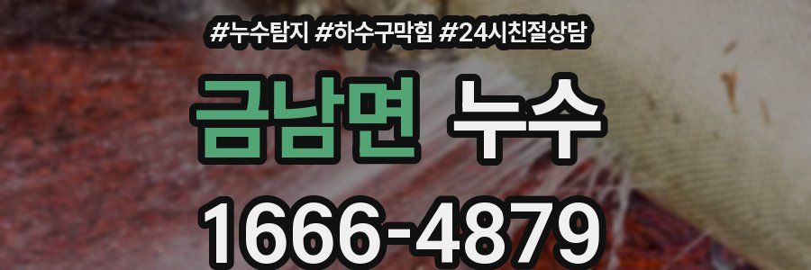 금남면 누수