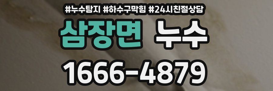 삼장면 누수