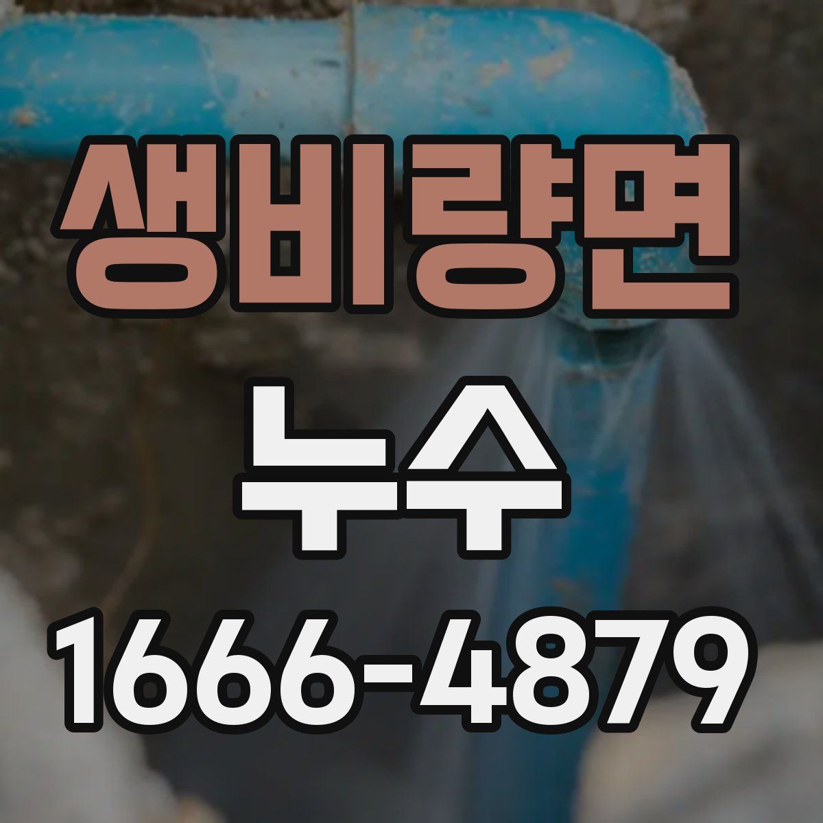 생비량면 누수