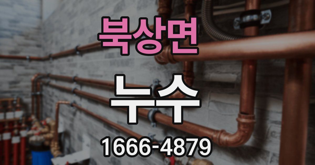 북상면 누수