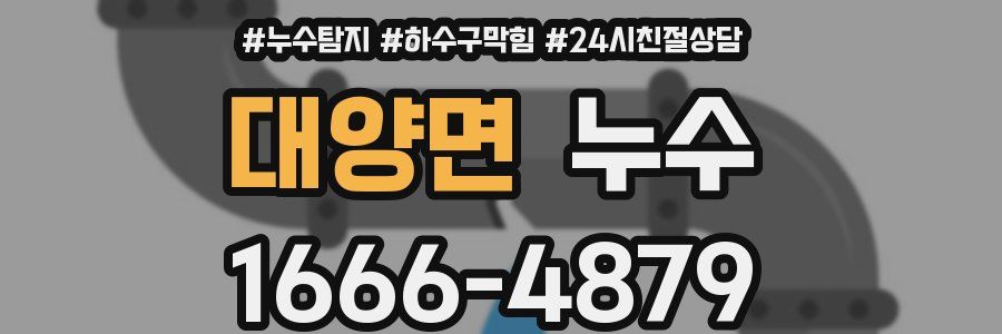 대양면 누수