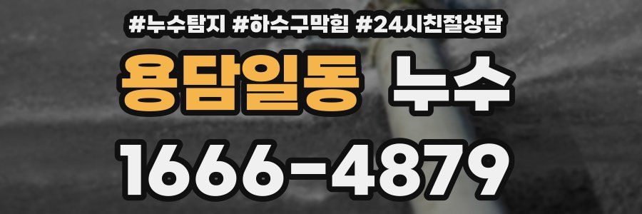 용담일동 누수