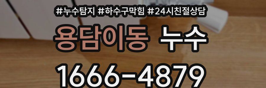 용담이동 누수