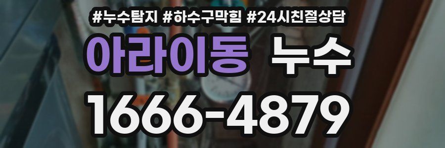 아라이동 누수