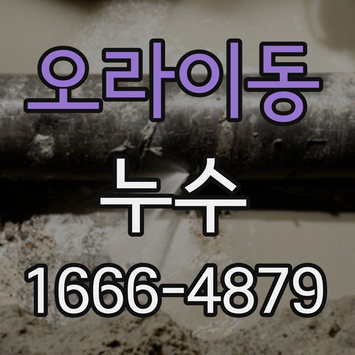 오라이동 누수