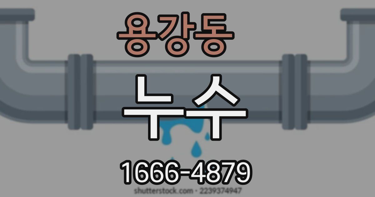 용강동 누수