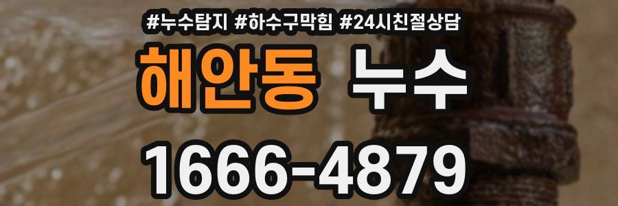 해안동 누수