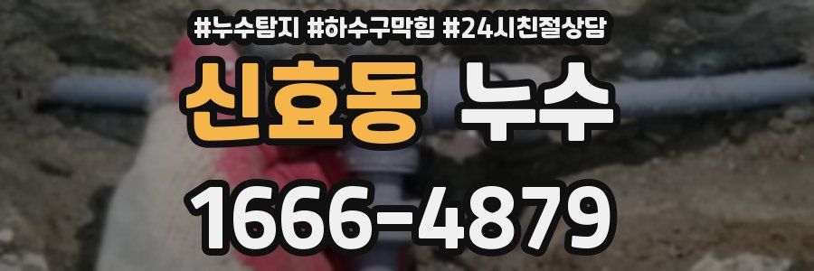 신효동 누수