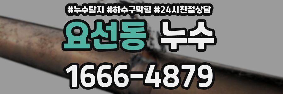 요선동 누수