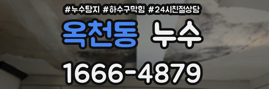 옥천동 누수