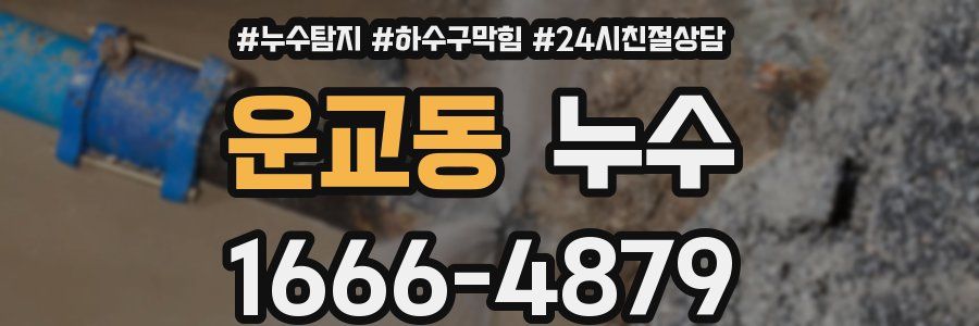 운교동 누수