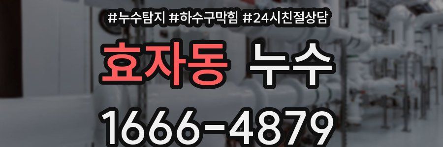 효자동 누수