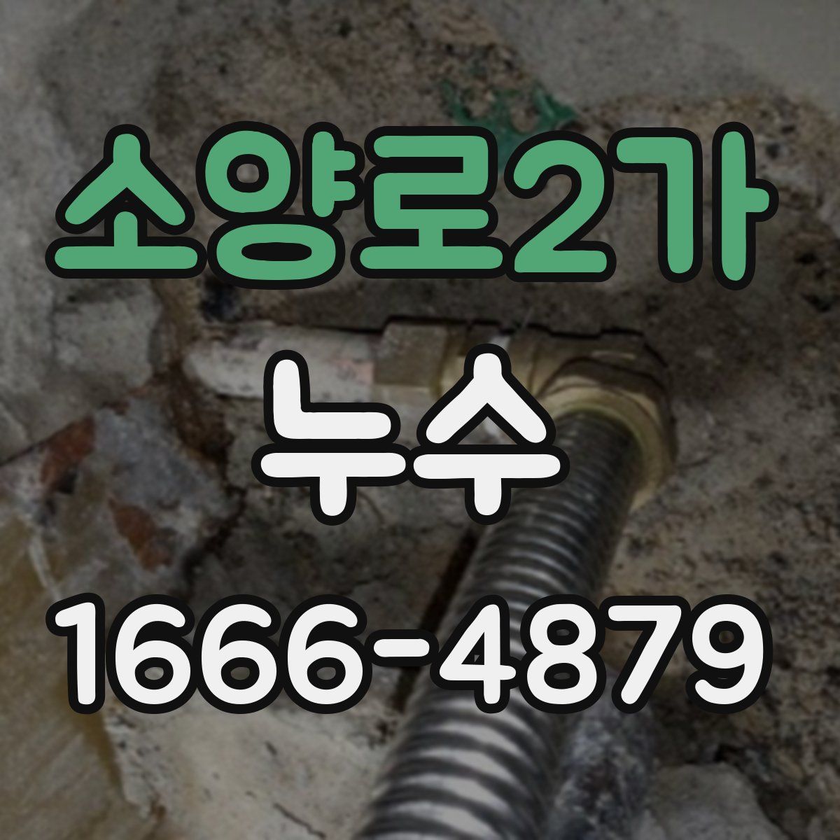 소양로2가 누수