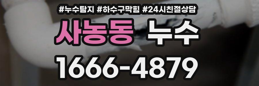 사농동 누수