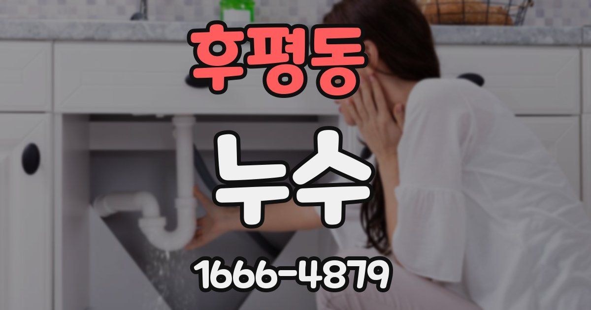 후평동 누수