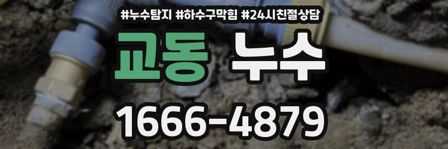 교동 누수
