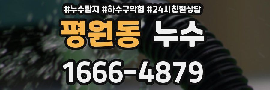 평원동 누수