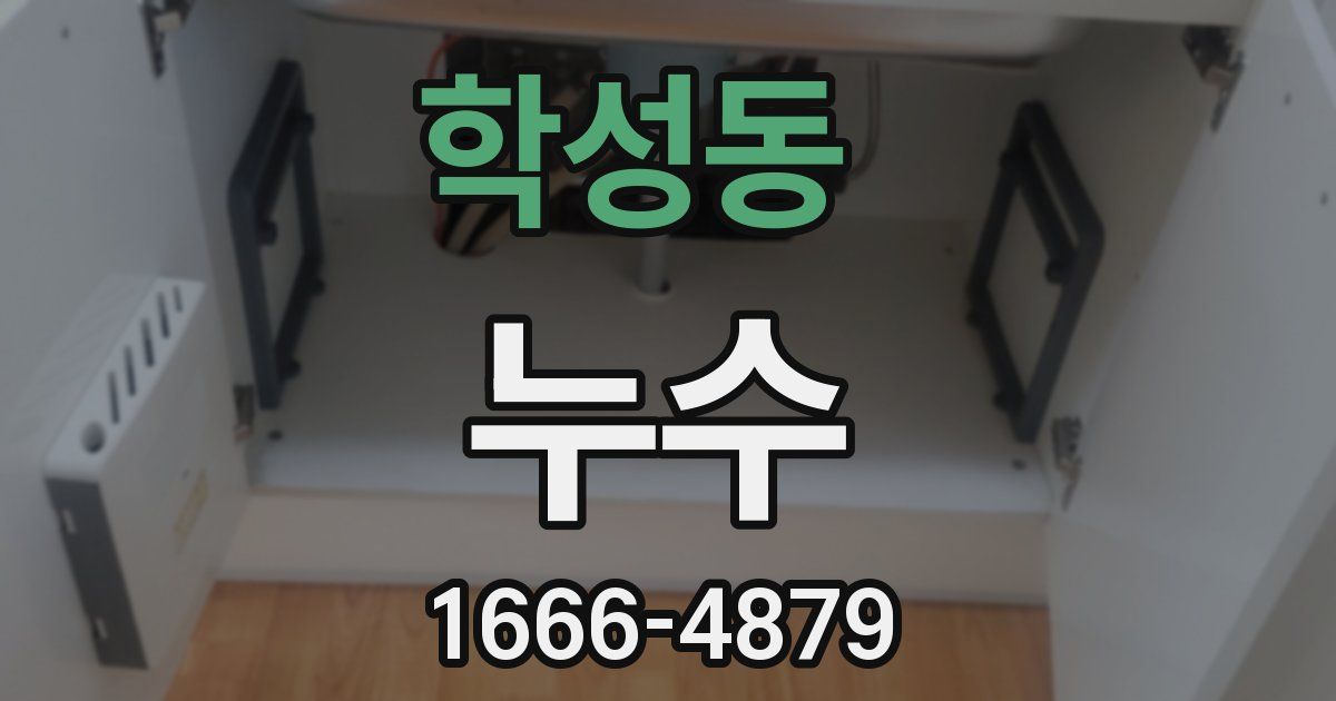 학성동 누수