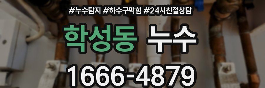 학성동 누수