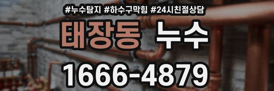 태장동 누수