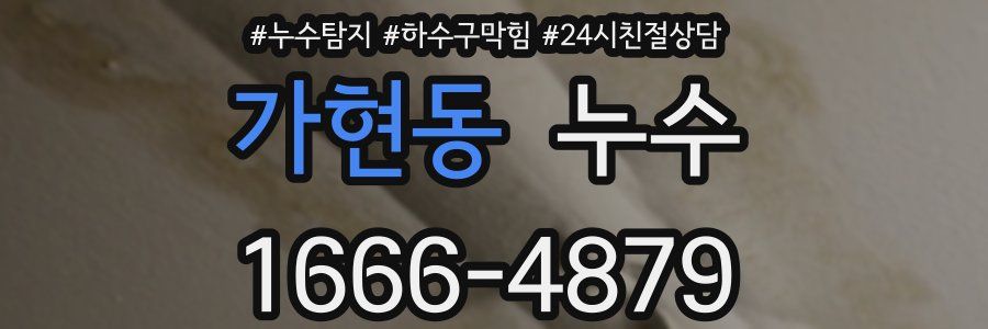 가현동 누수