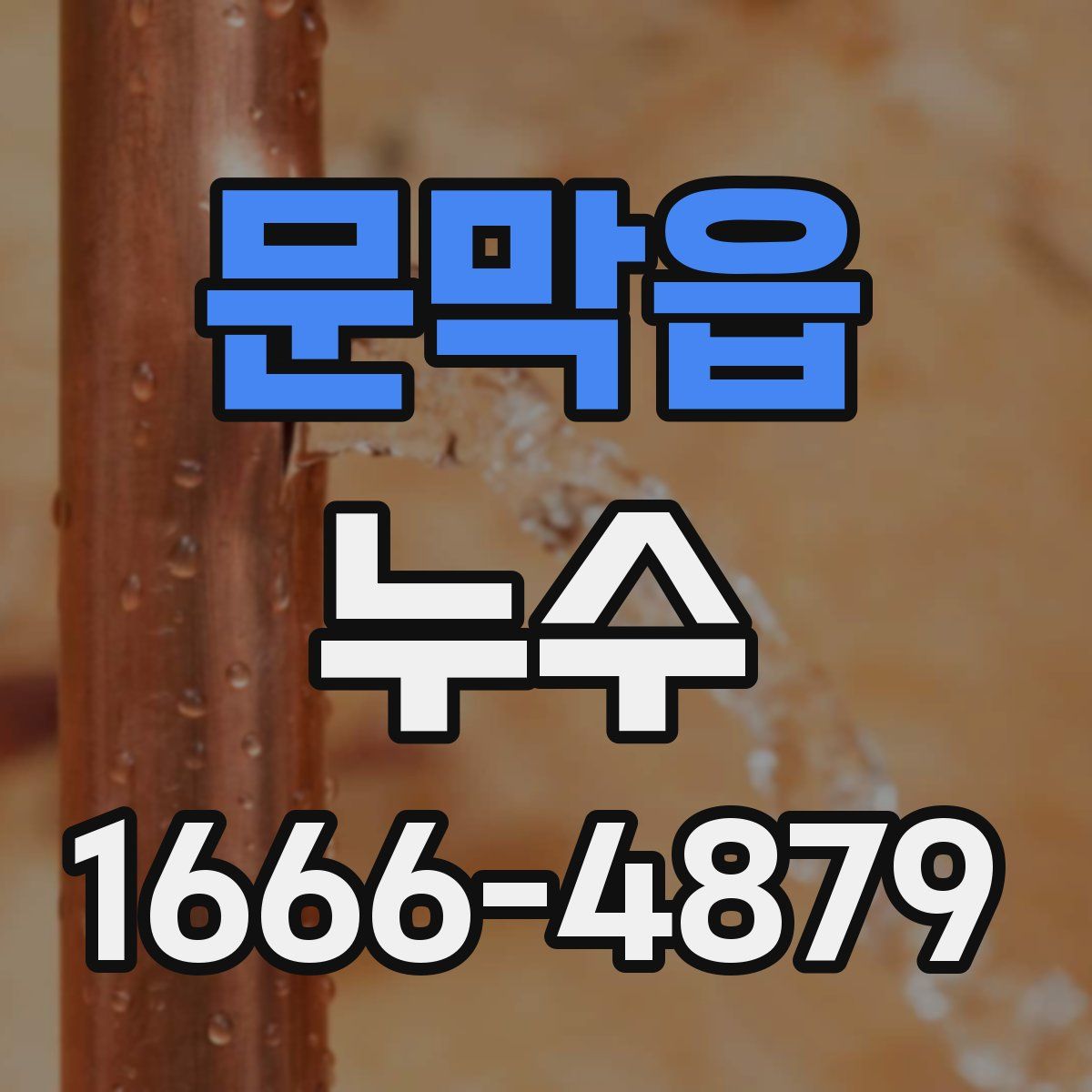 문막읍 누수