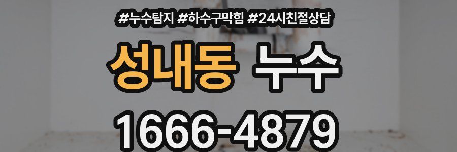 성내동 누수