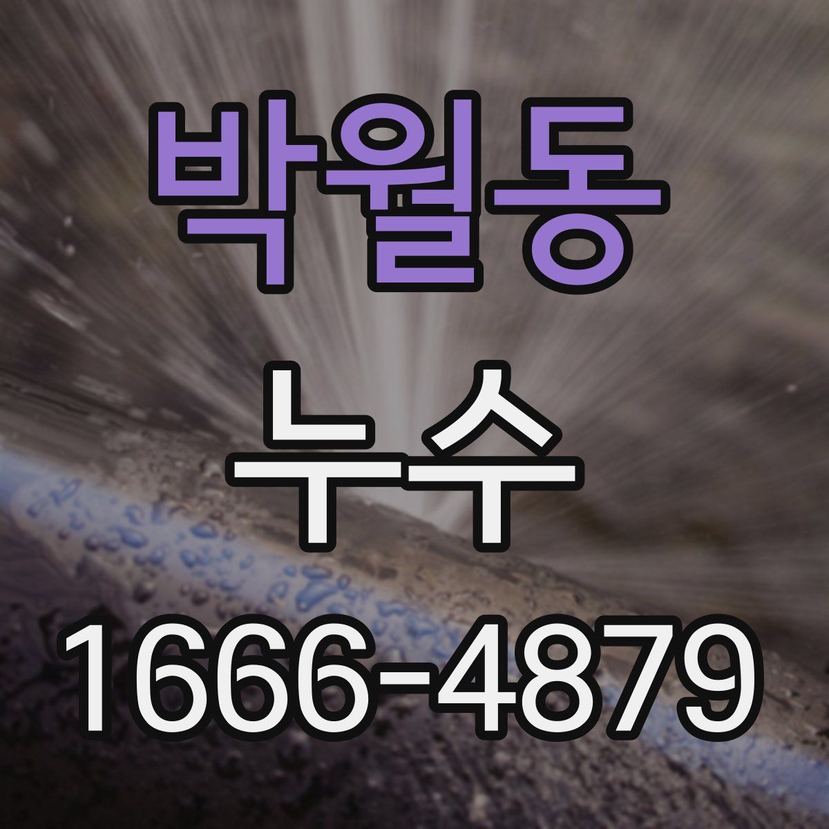 박월동 누수