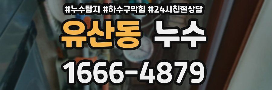 유산동 누수