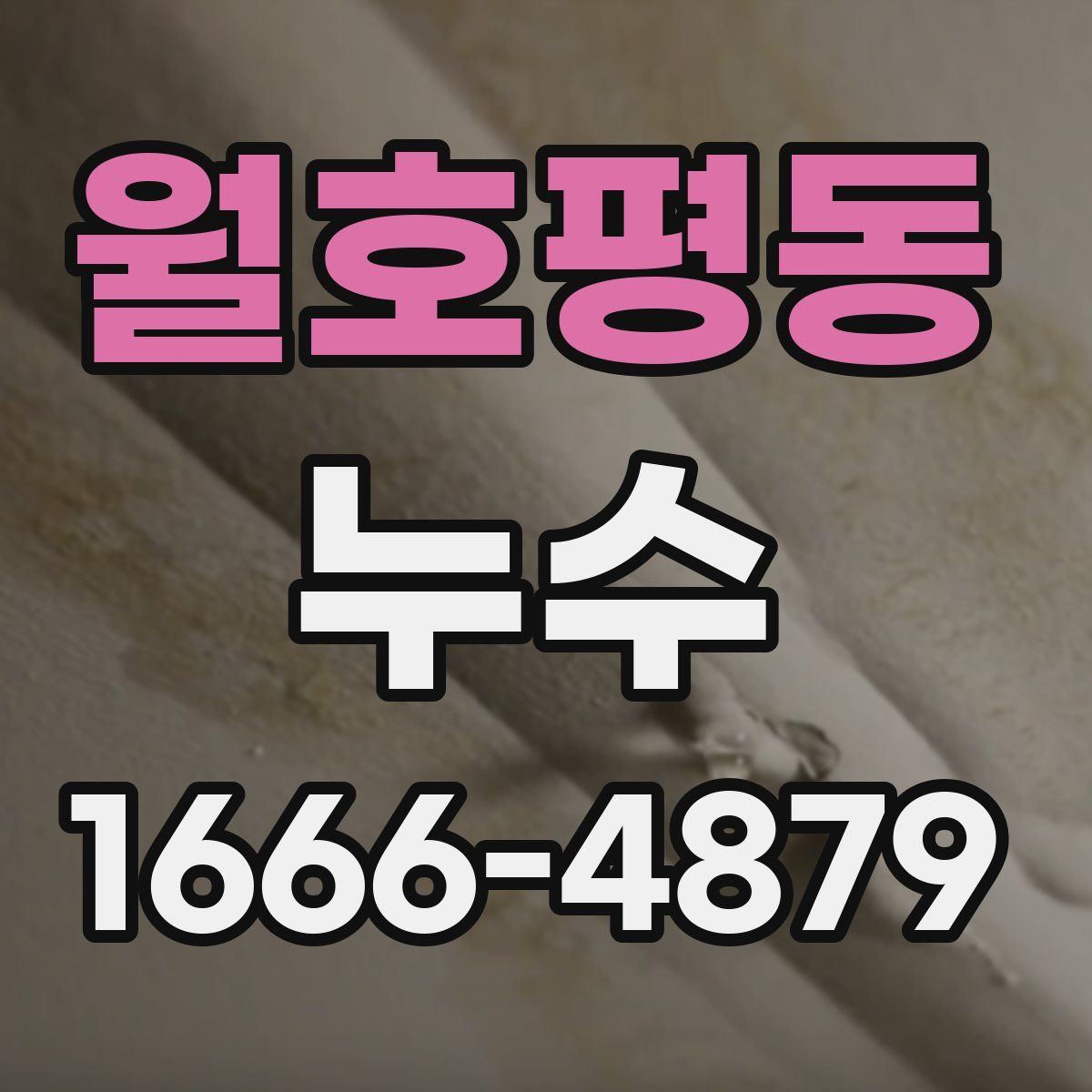 월호평동 누수